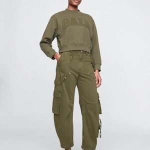 Cult Gaia x Gap Olive Cargo Pants